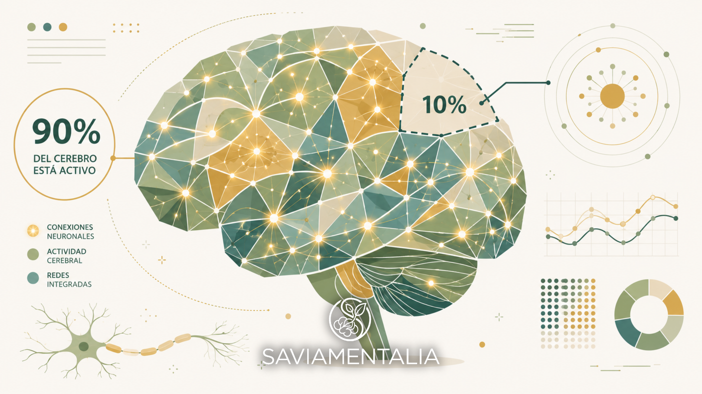 ¿Realmente usamos solo el 10% del cerebro?