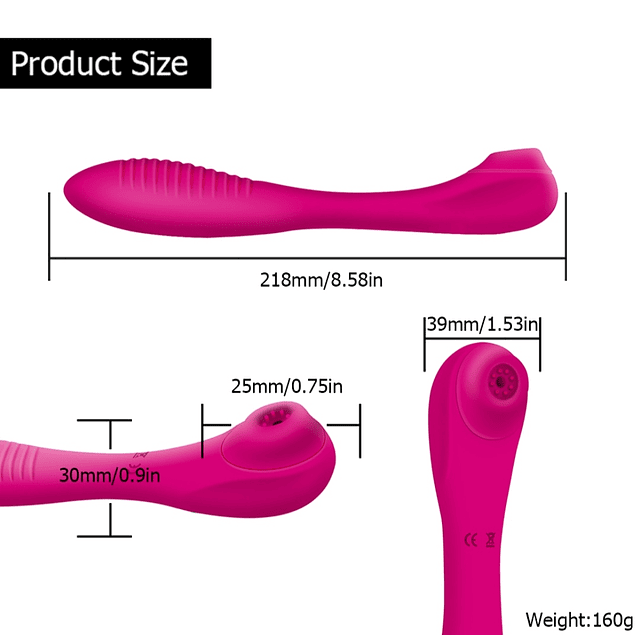 Vibrador Succionador 2 en 1