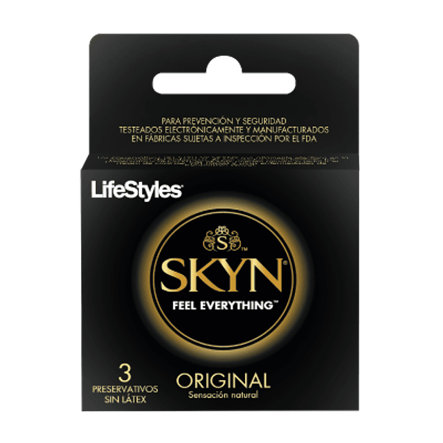 Preservativos LifeStyles Skyn Original x3 