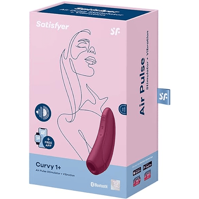 Satisfyer c/pulso de aire Curvy 1 +