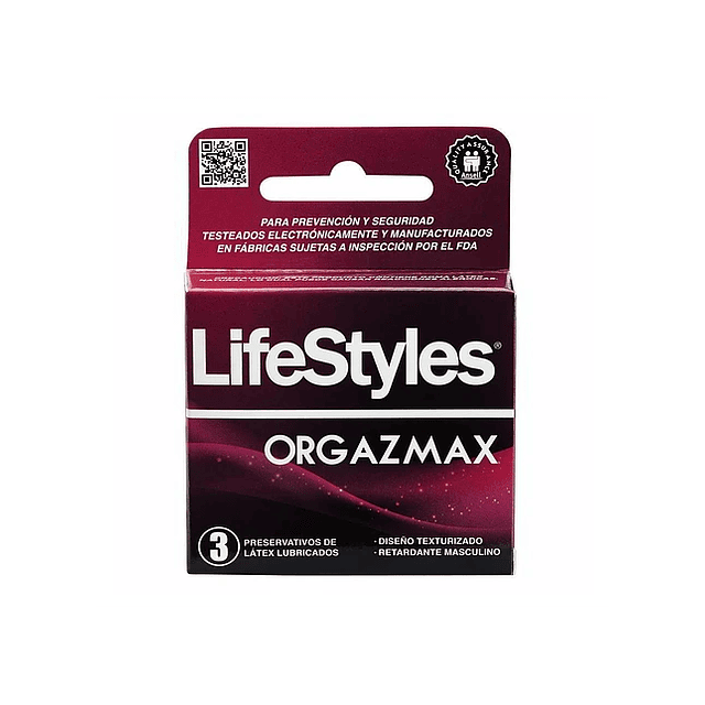 Preservativo Lifestyles Organmax x3