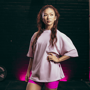 POLERA OVERSIZE NOVA (ROSADO PASTEL)