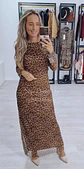 Vestido Leopardo com Decote nas Costas - TU - Vorschaubild 3