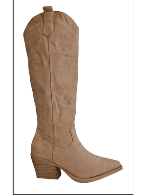 Bota Texana Cano Alto Camel