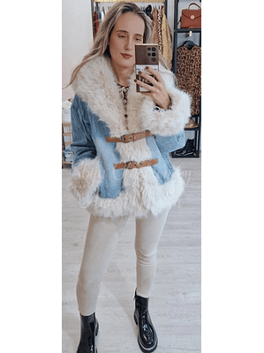 Casaco de Ganga com Pêlo