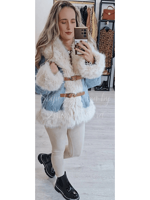 Casaco de Ganga com Pêlo