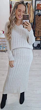 Conjunto de Malha com Saia Midi - TU - Vorschaubild 4