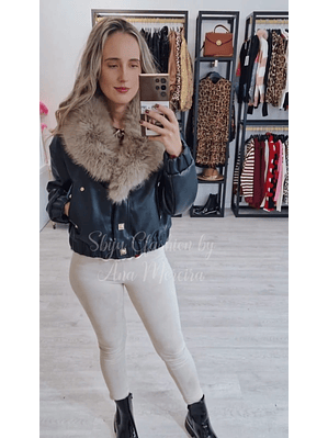 Casaca em Ecopele com Pêlo