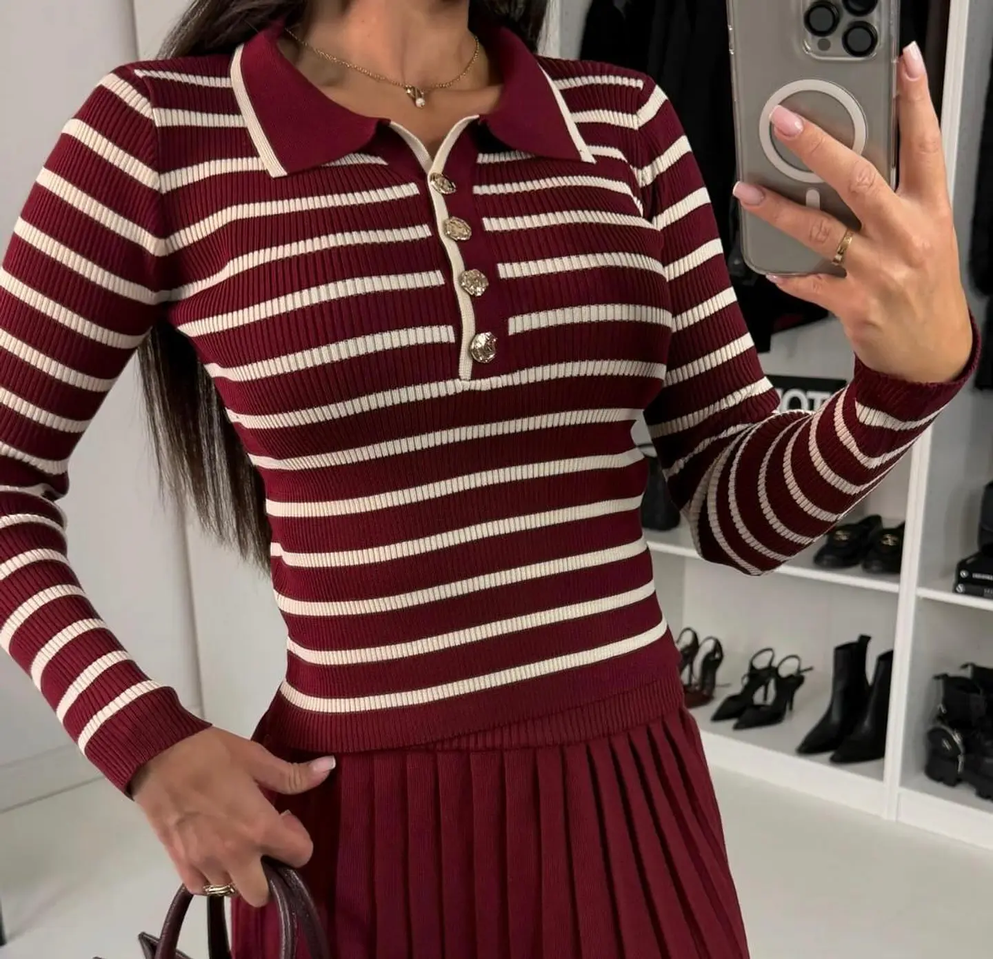 Camisola Justa com Riscas 1