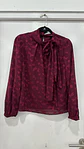 Blusa Bordô com Detalhe de Laço no Pescoço - thumbnail 7