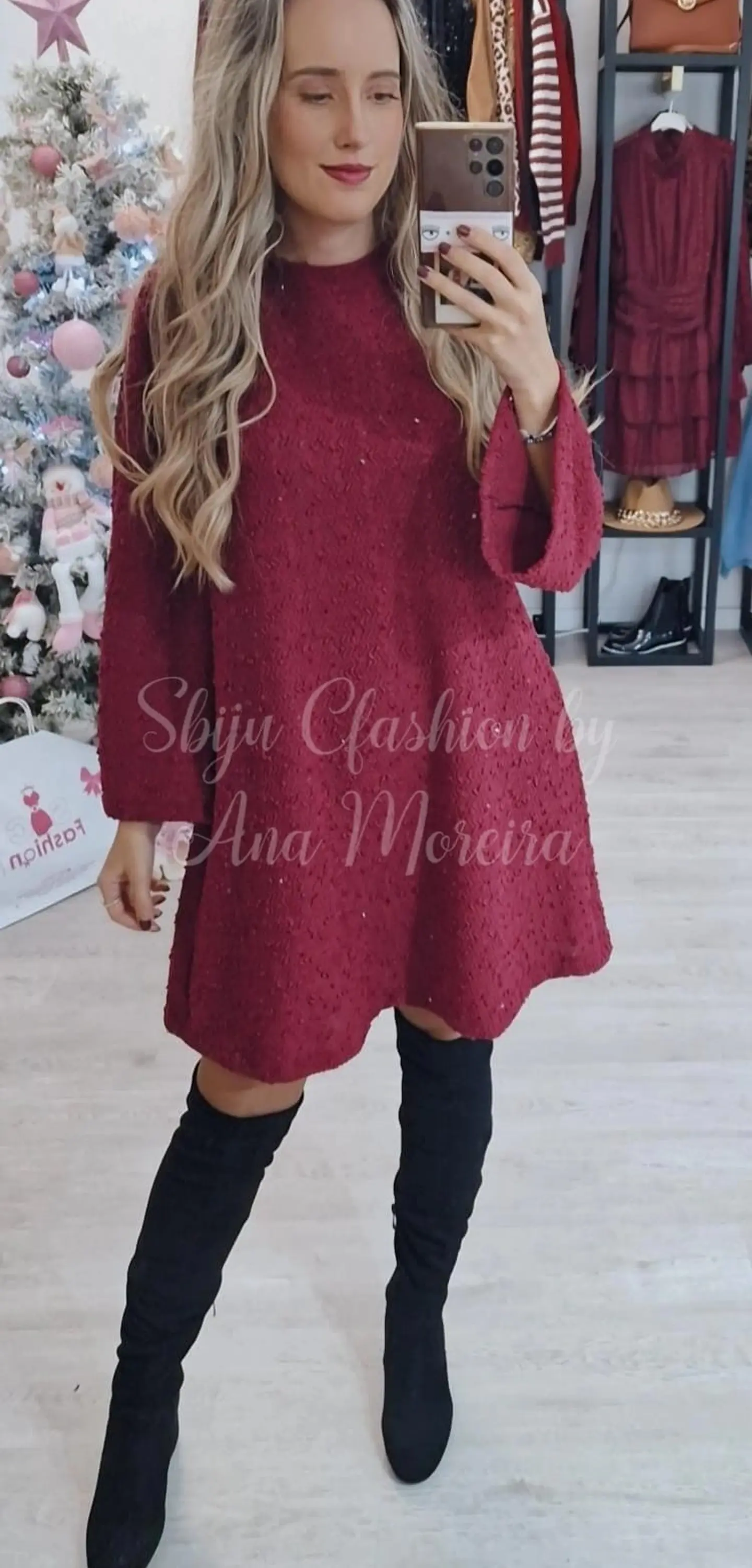 Vestido Solto com Detalhe de Laço nas Costas - TU 3