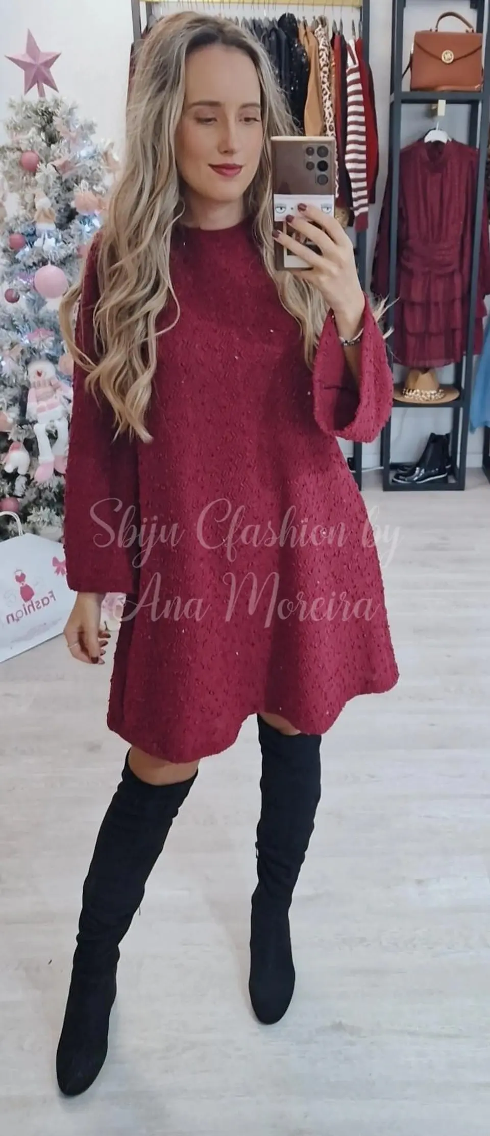 Vestido Solto com Detalhe de Laço nas Costas - TU 3