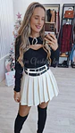 Blusa com Abertura no Peito e Detalhe Fivela Dourada - TU - Thumbnail 4