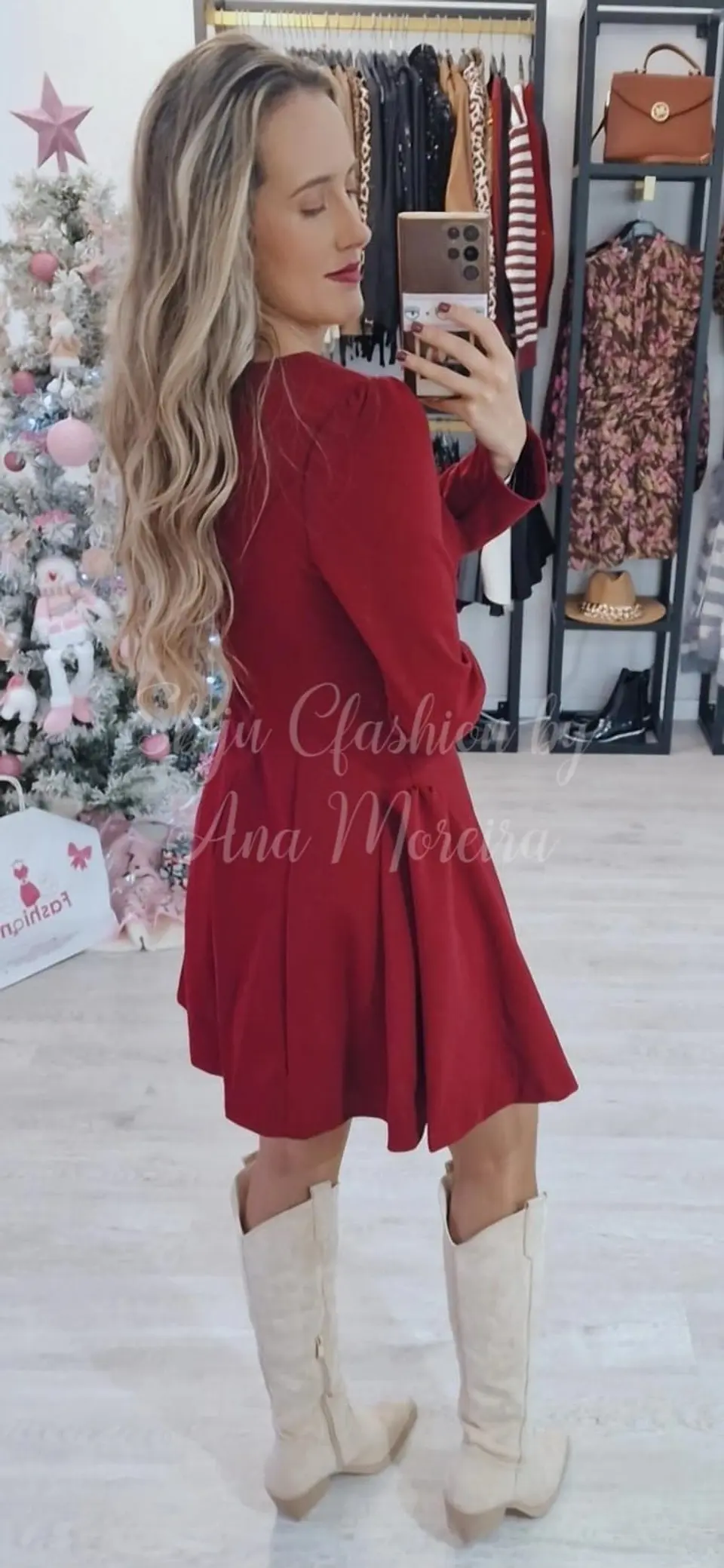 Vestido com Decote Quadrado Mochy 2