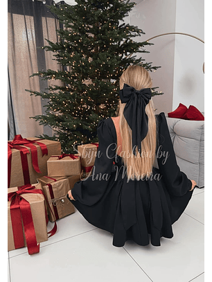  Vestido com Decote nas Costas, Laço e Copa Integrada