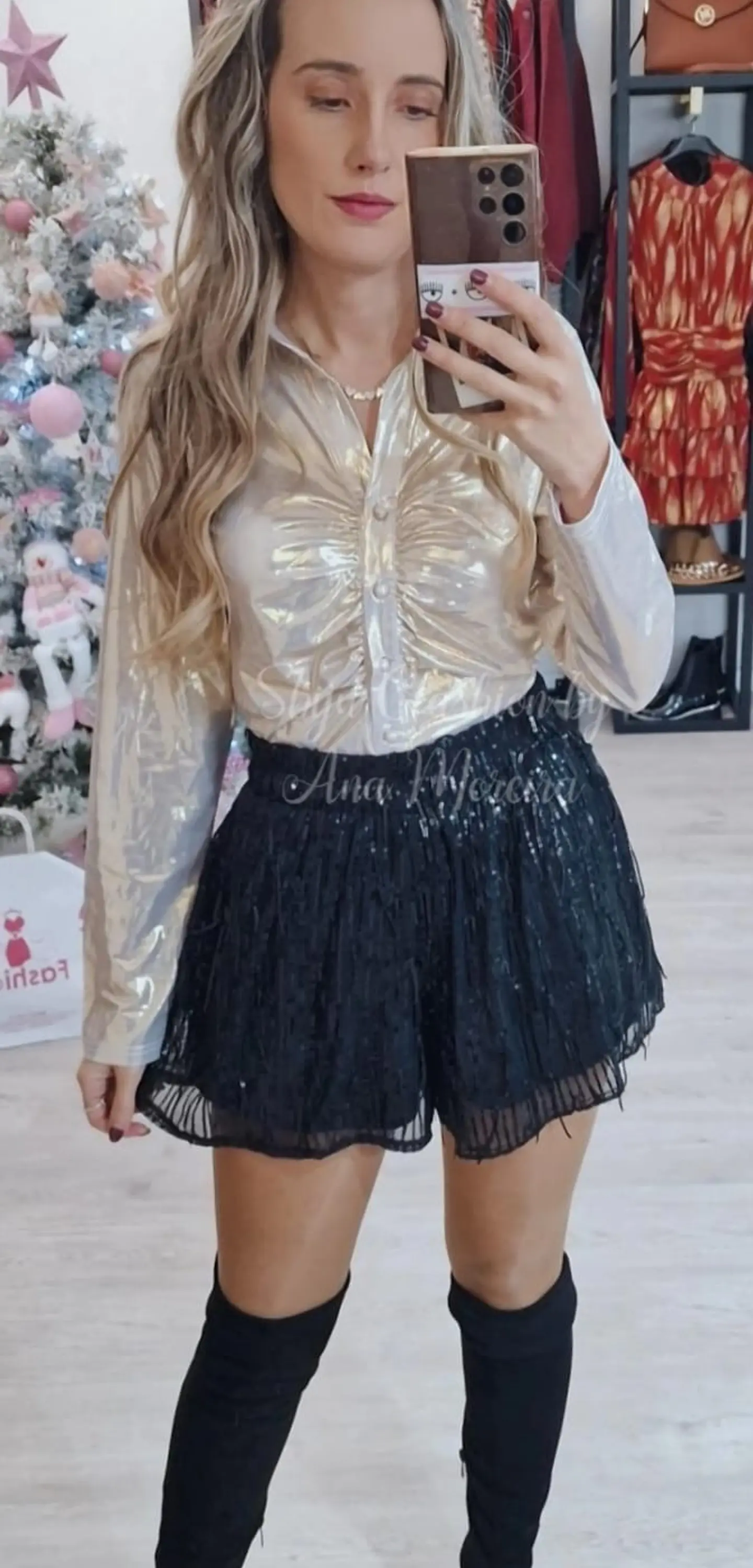 Calções com Lantejoulas 1