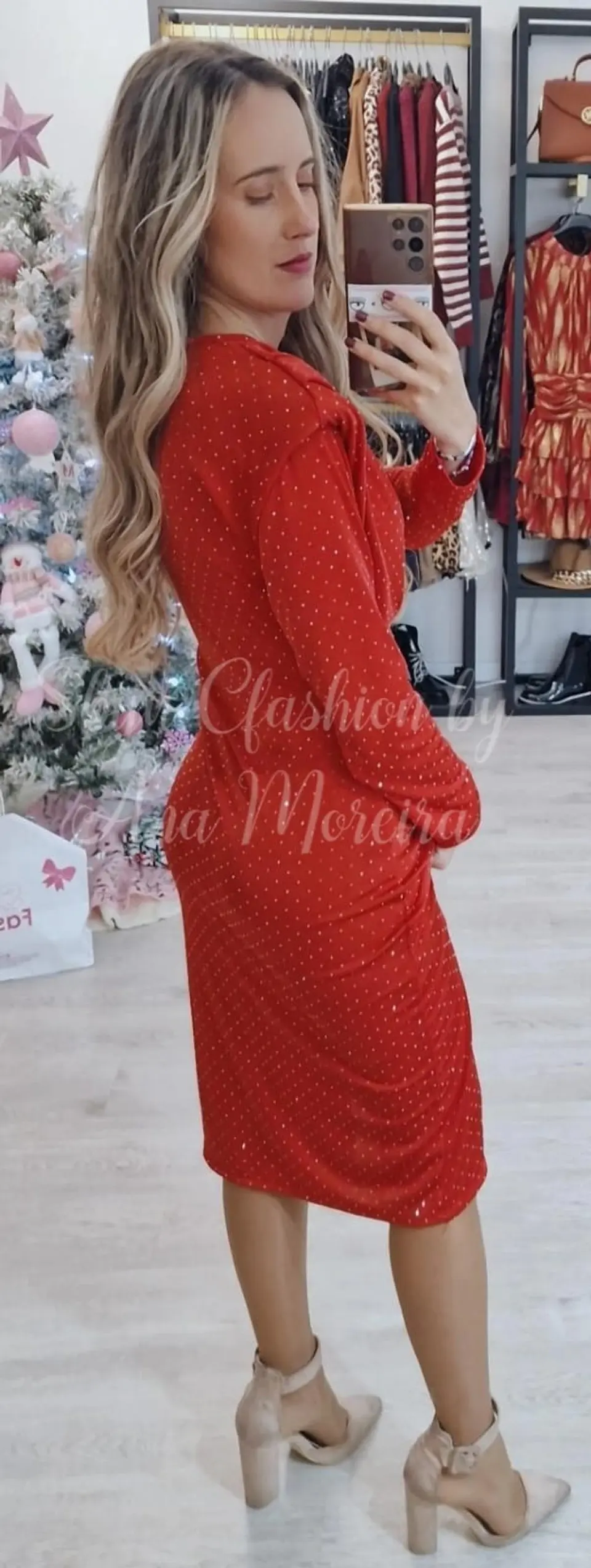 Vestido Midi com Brilhantes 2
