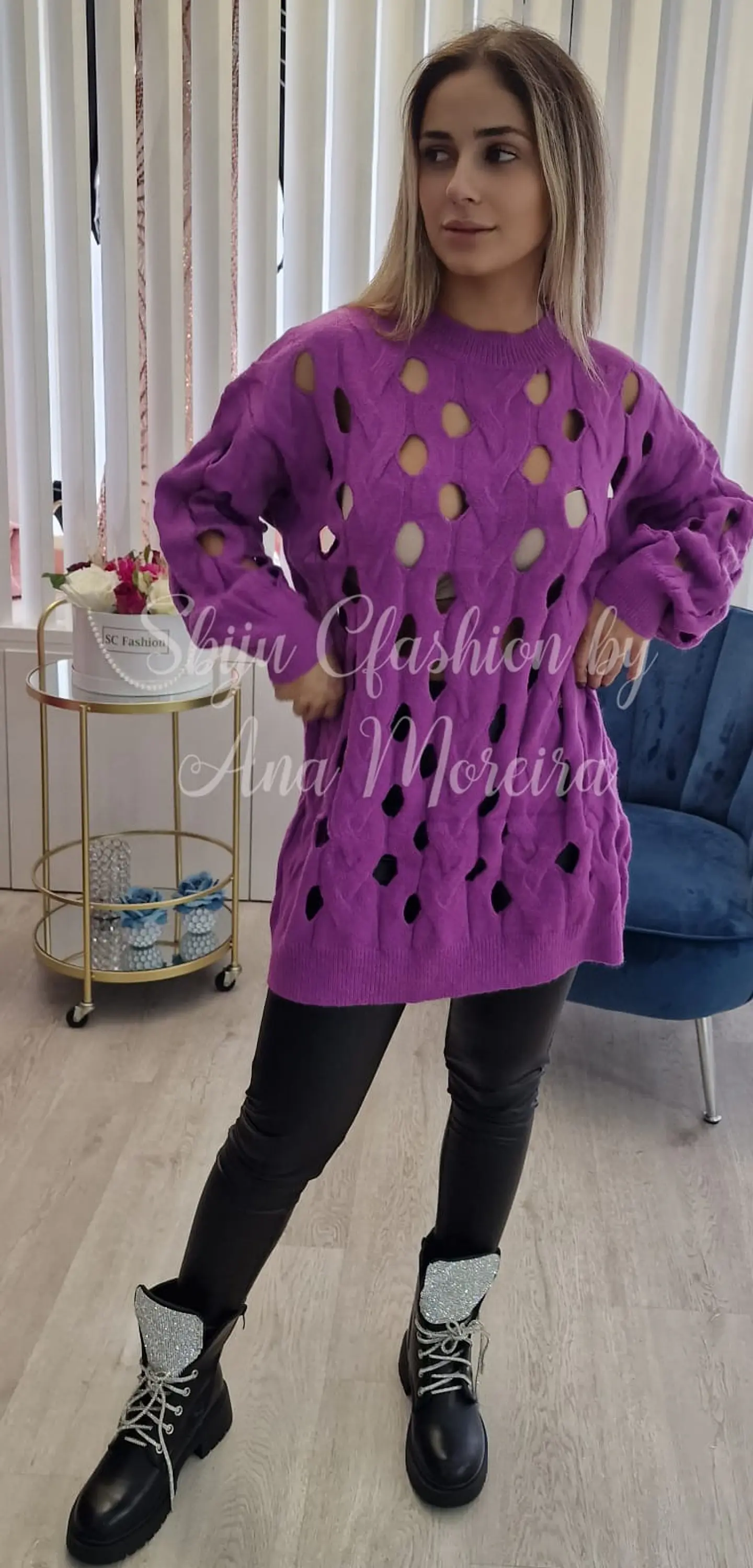 Camisola com Aberturas - TU 3