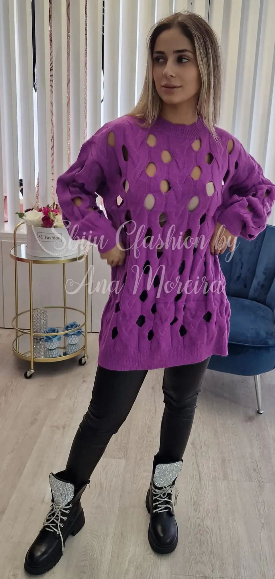 Camisola com Aberturas - TU 3