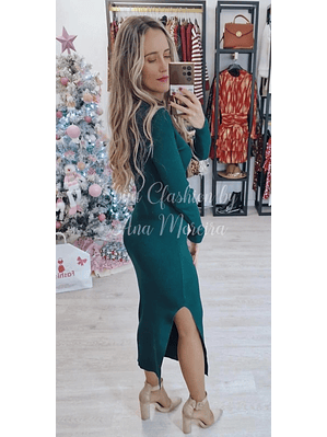 Vestido com Abertura na Barriga - TU