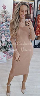 Vestido Midi de Malha Canelada - TU - thumbnail 3