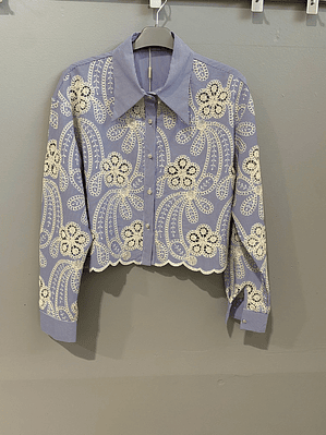 Camisa com Detalhes em Renda 