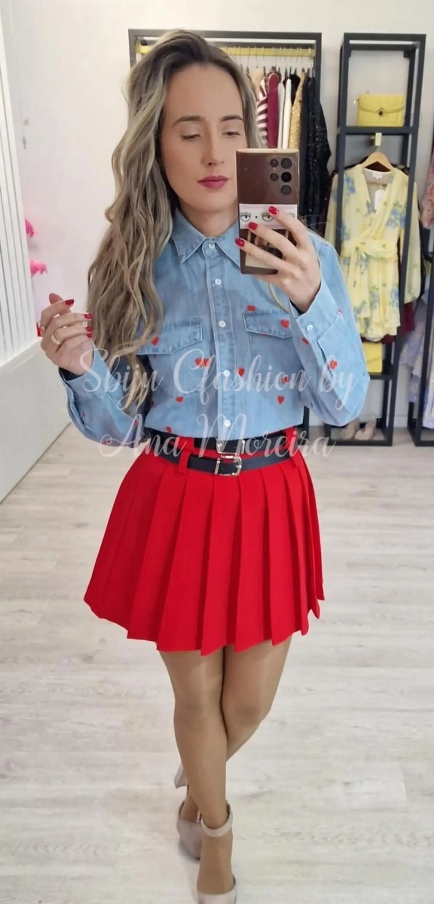 Saia-Calção com 2 Cintos 4