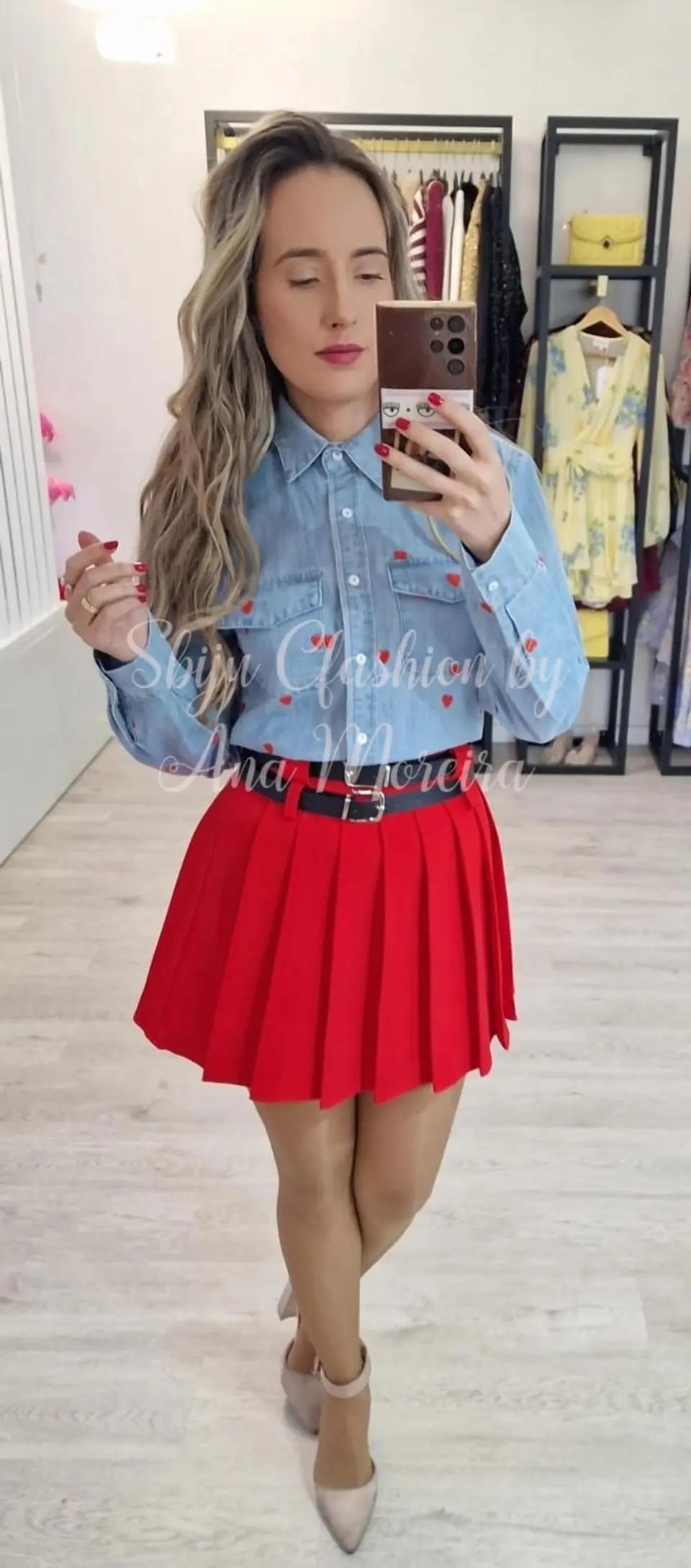 Saia-Calção com 2 Cintos 4