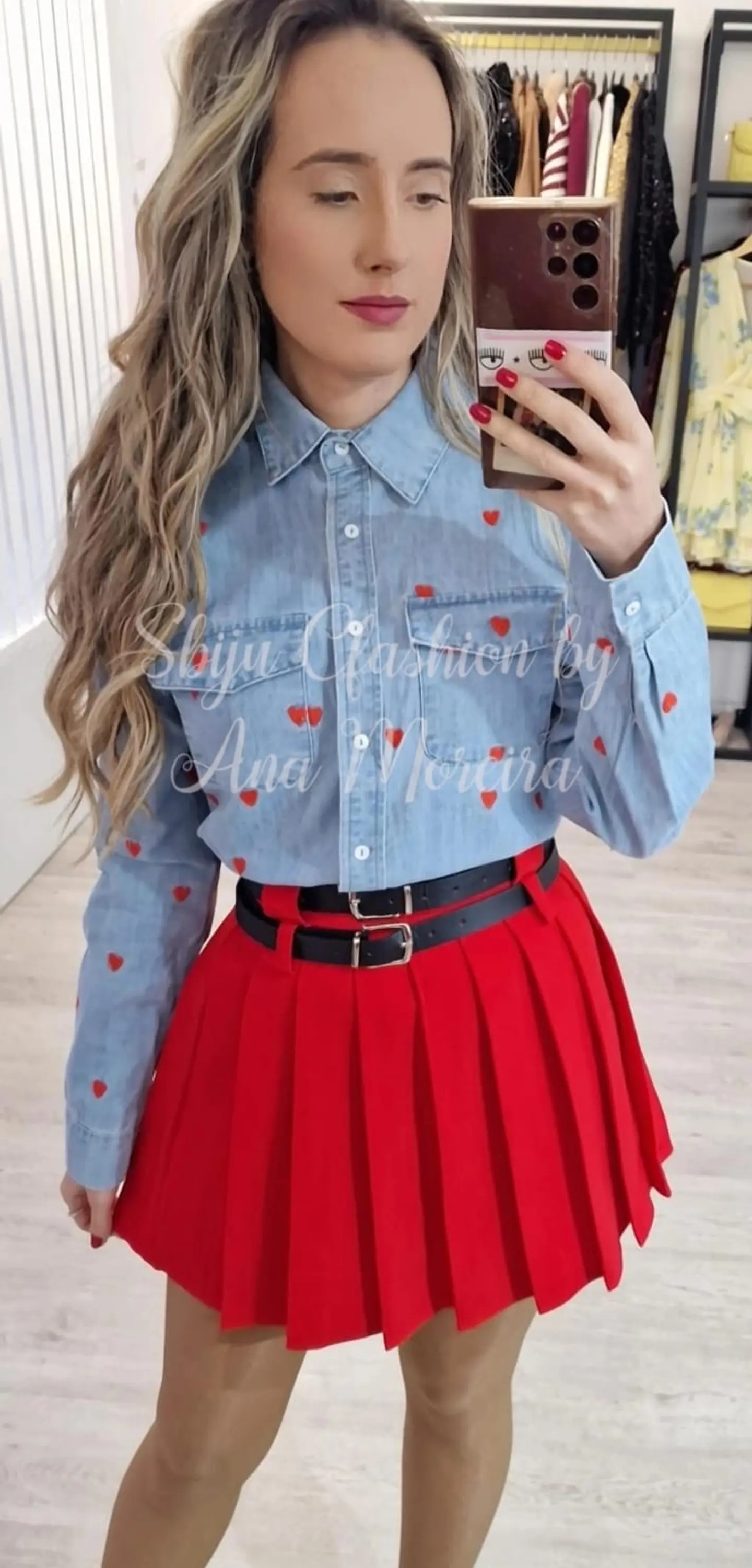 Saia-Calção com 2 Cintos 5