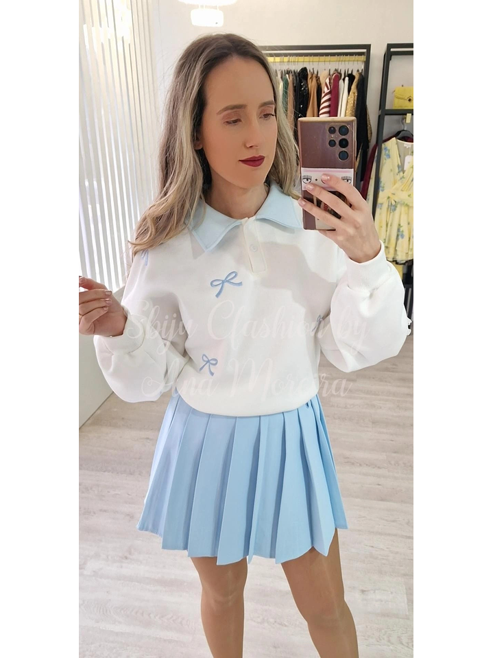 Camisola com Laços Azuis 5