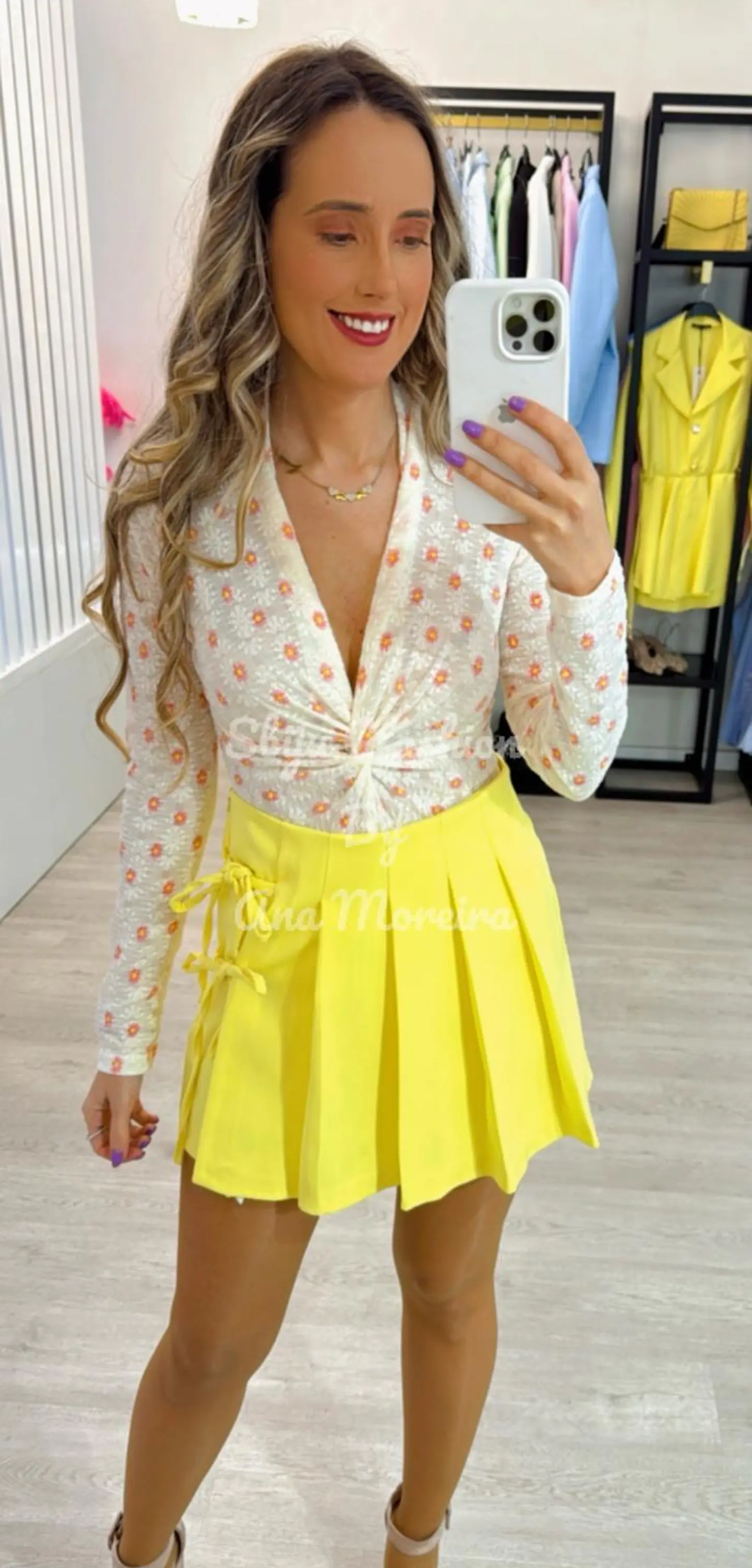 Conjunto Saia-Calção com Pregas e Blazer 14