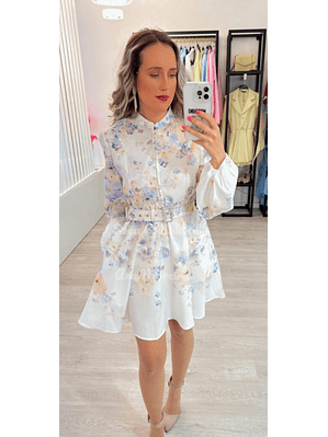 Vestido com Bolsos e Cinto