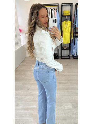 Casaca em Ecopele Branca