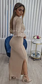 Vestido com Abertura na Barriga, Nó e Duas Rachas - Vorschaubild 5