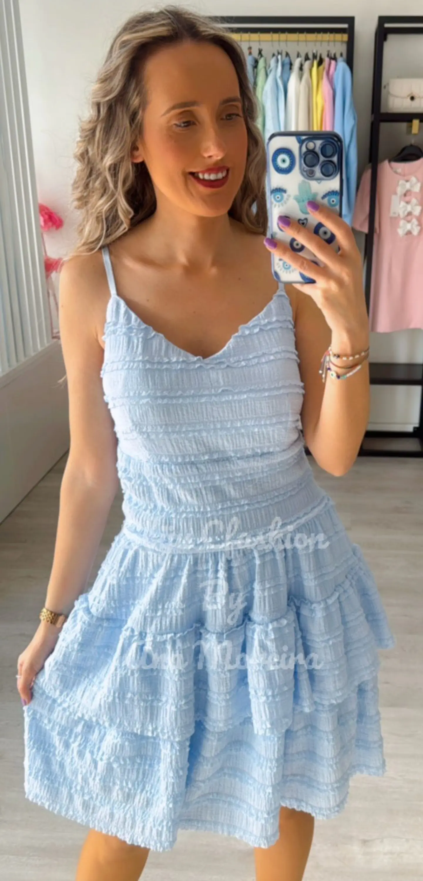 Vestido com Folhos  7