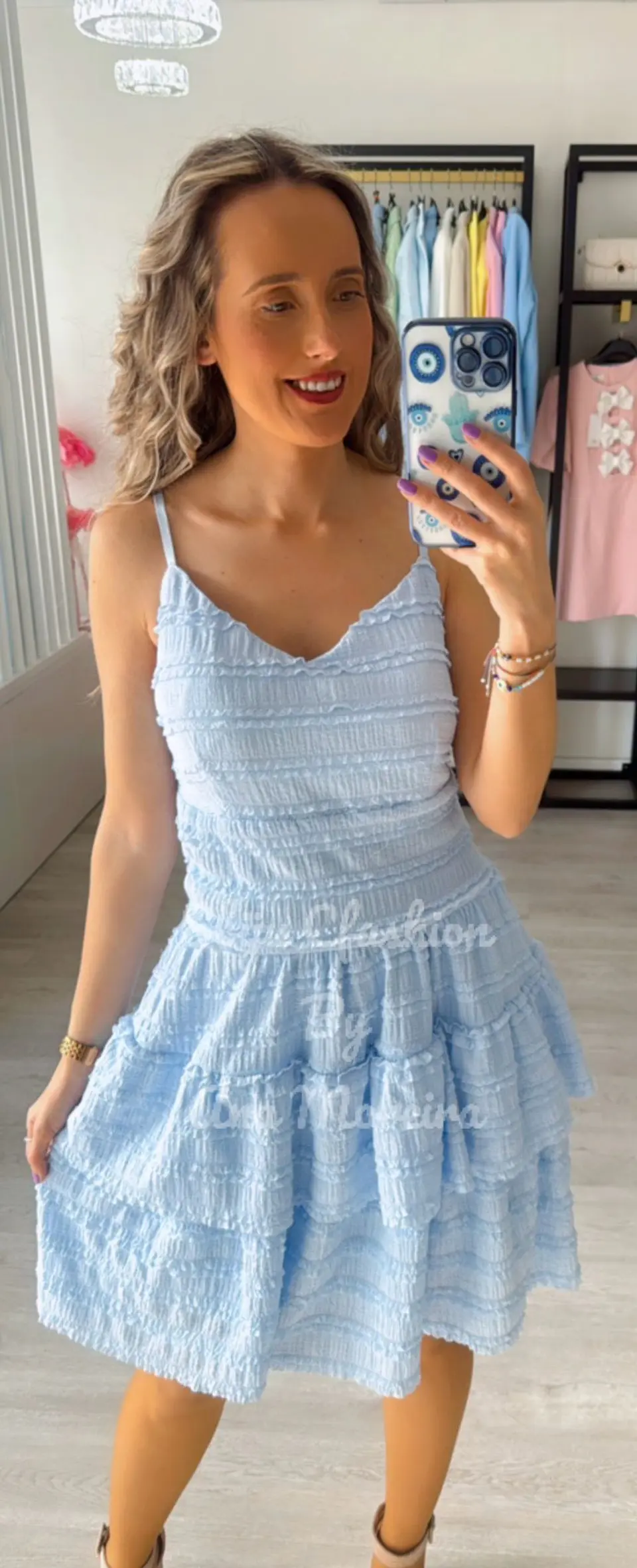 Vestido com Folhos  7
