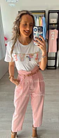 T-shirt “Love” em Tons de Rosa  - Vorschaubild 4