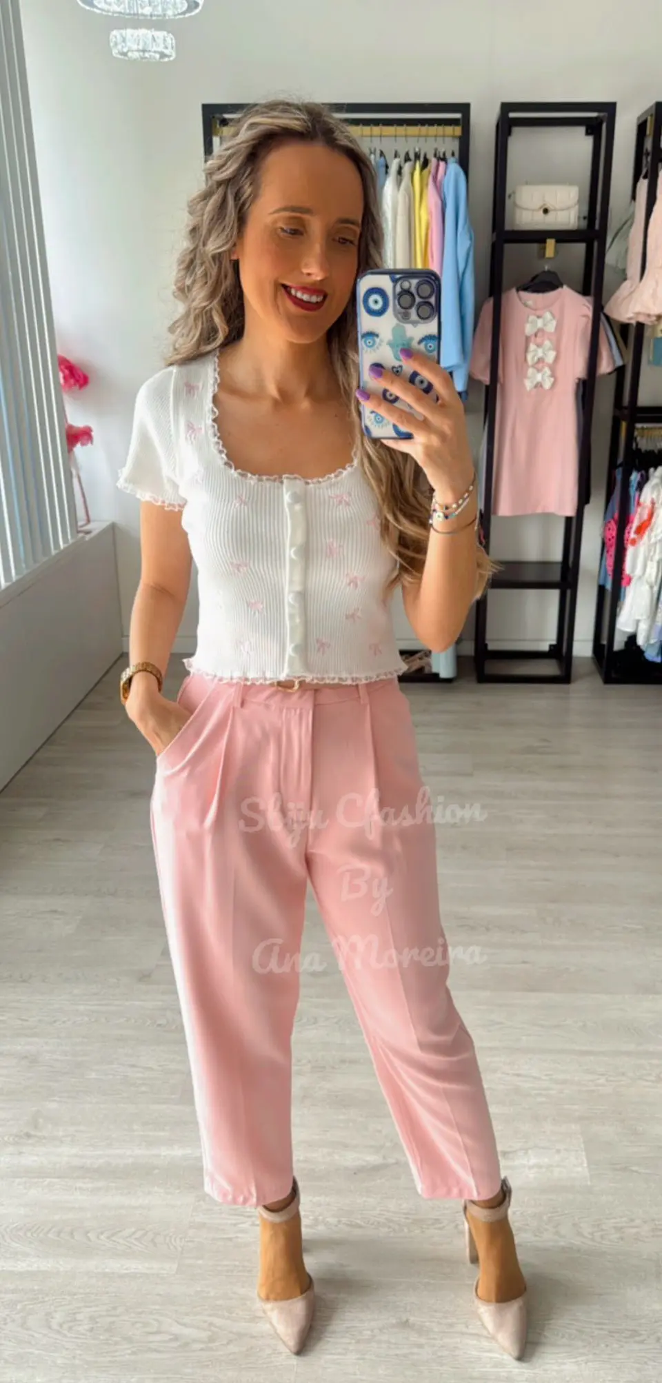 Calça de Cinta Subida com Cinto Incluído 16