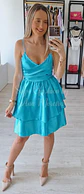 Vestido Acetinado com Folho  - Vorschaubild 1