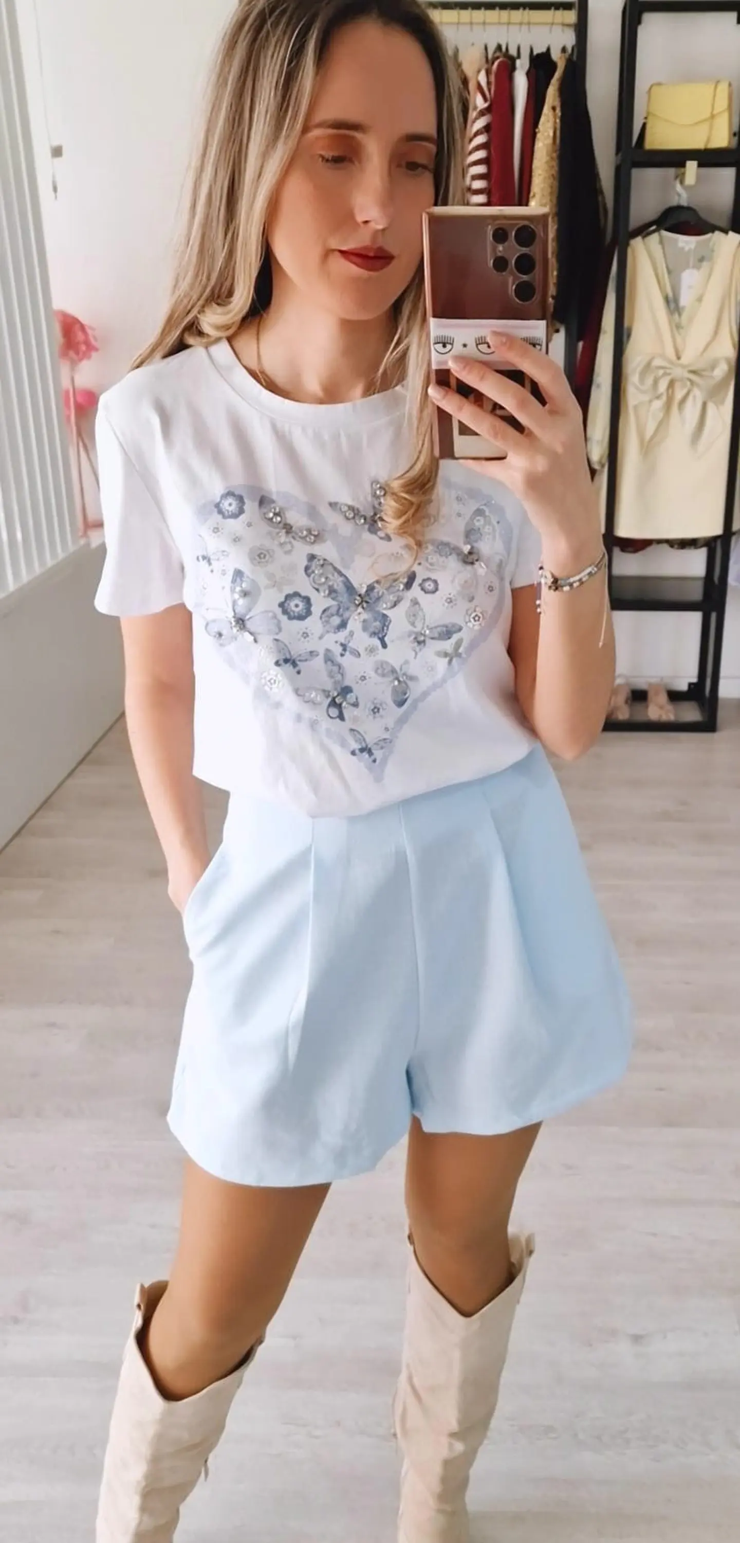 Conjunto em linho – Blazer e calção Mochy 2