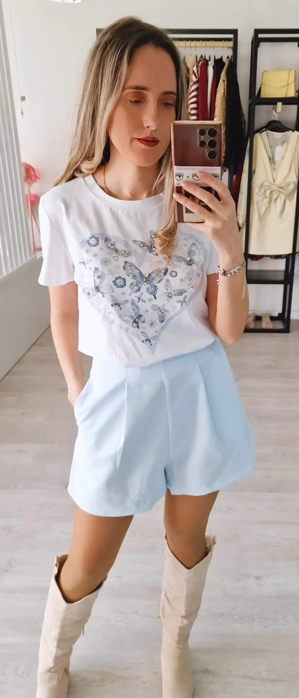 Conjunto em linho – Blazer e calção Mochy 2