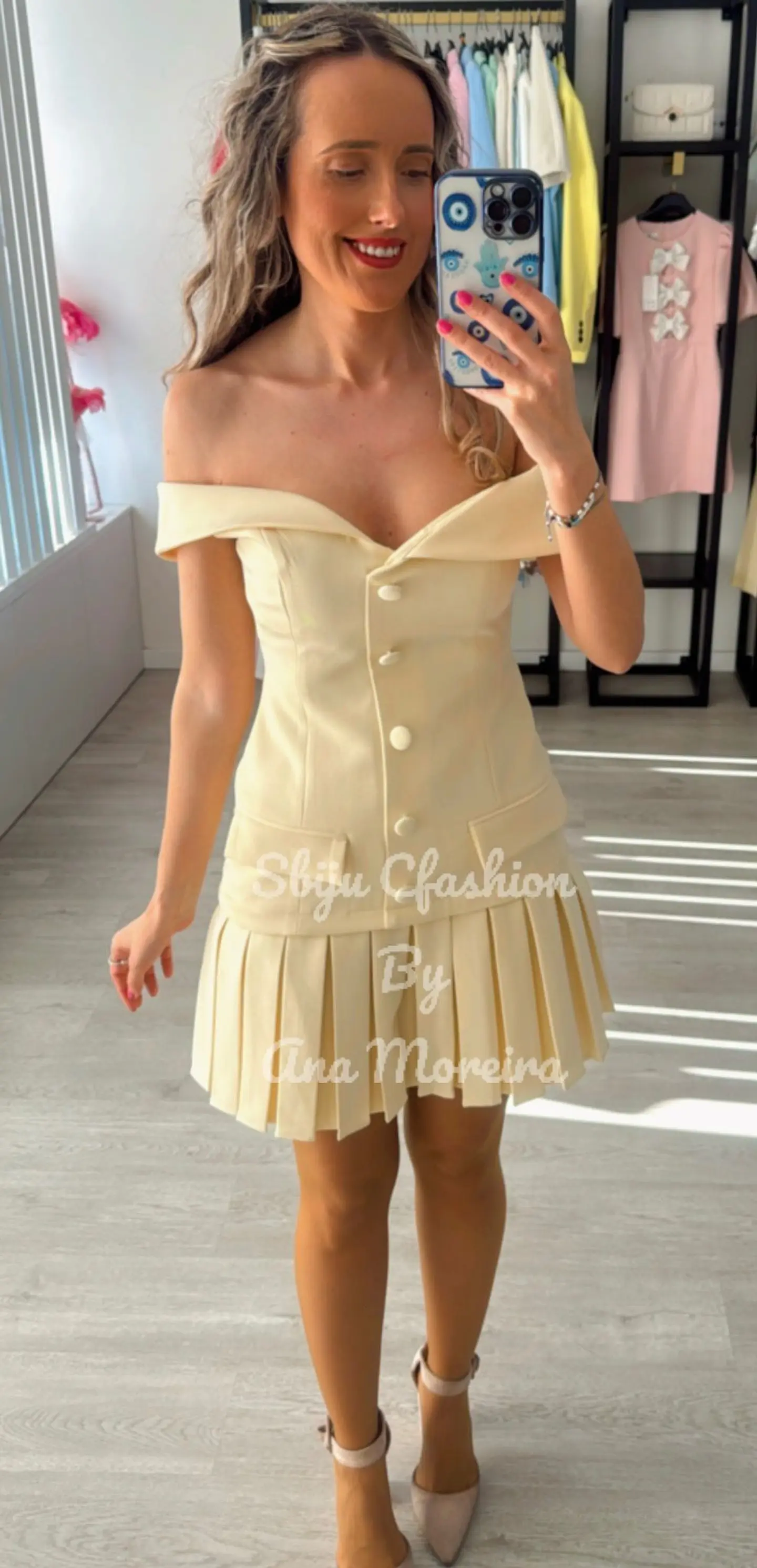 Vestido Mochy com pregas 4