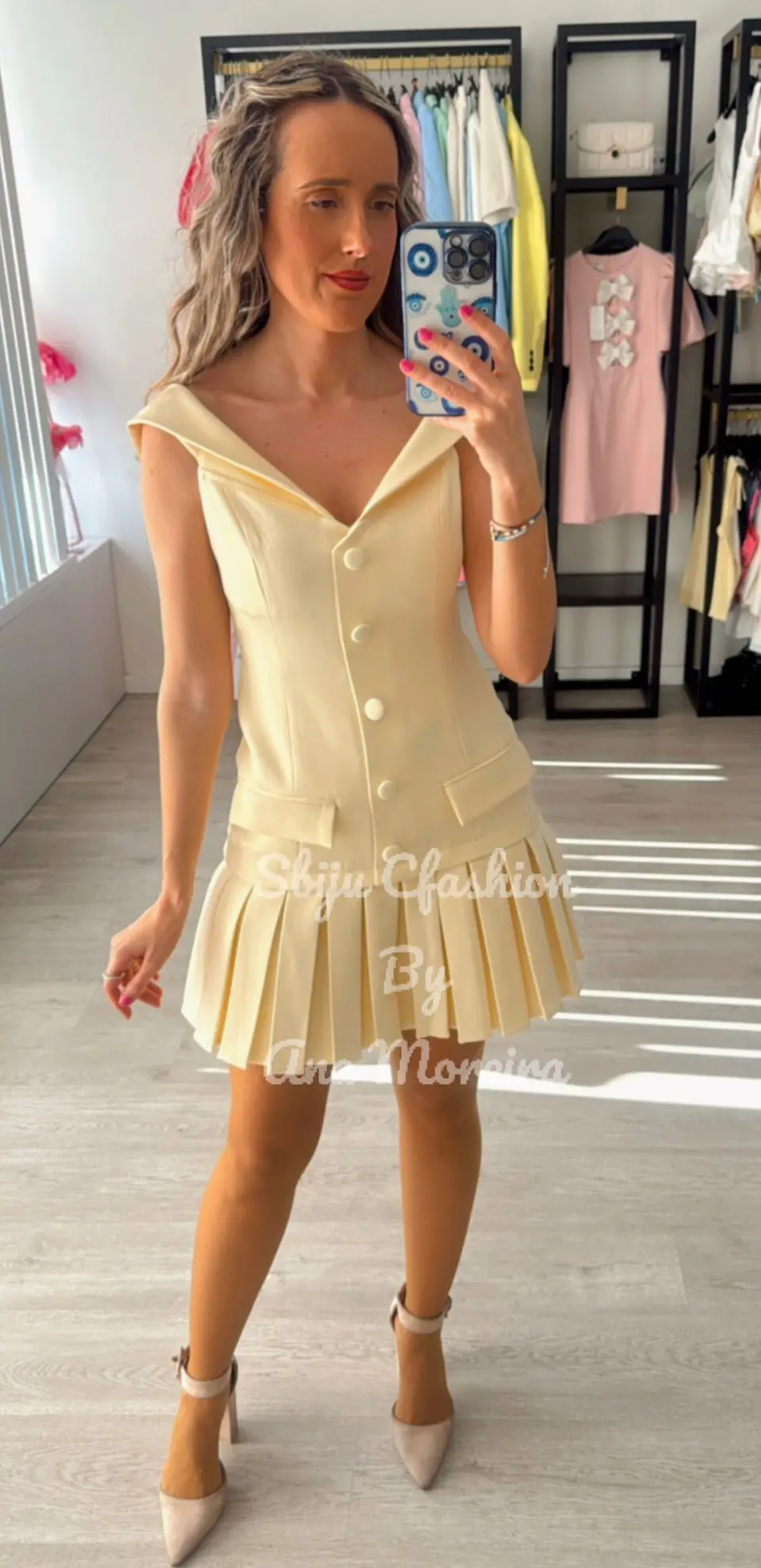 Vestido Mochy com pregas 5