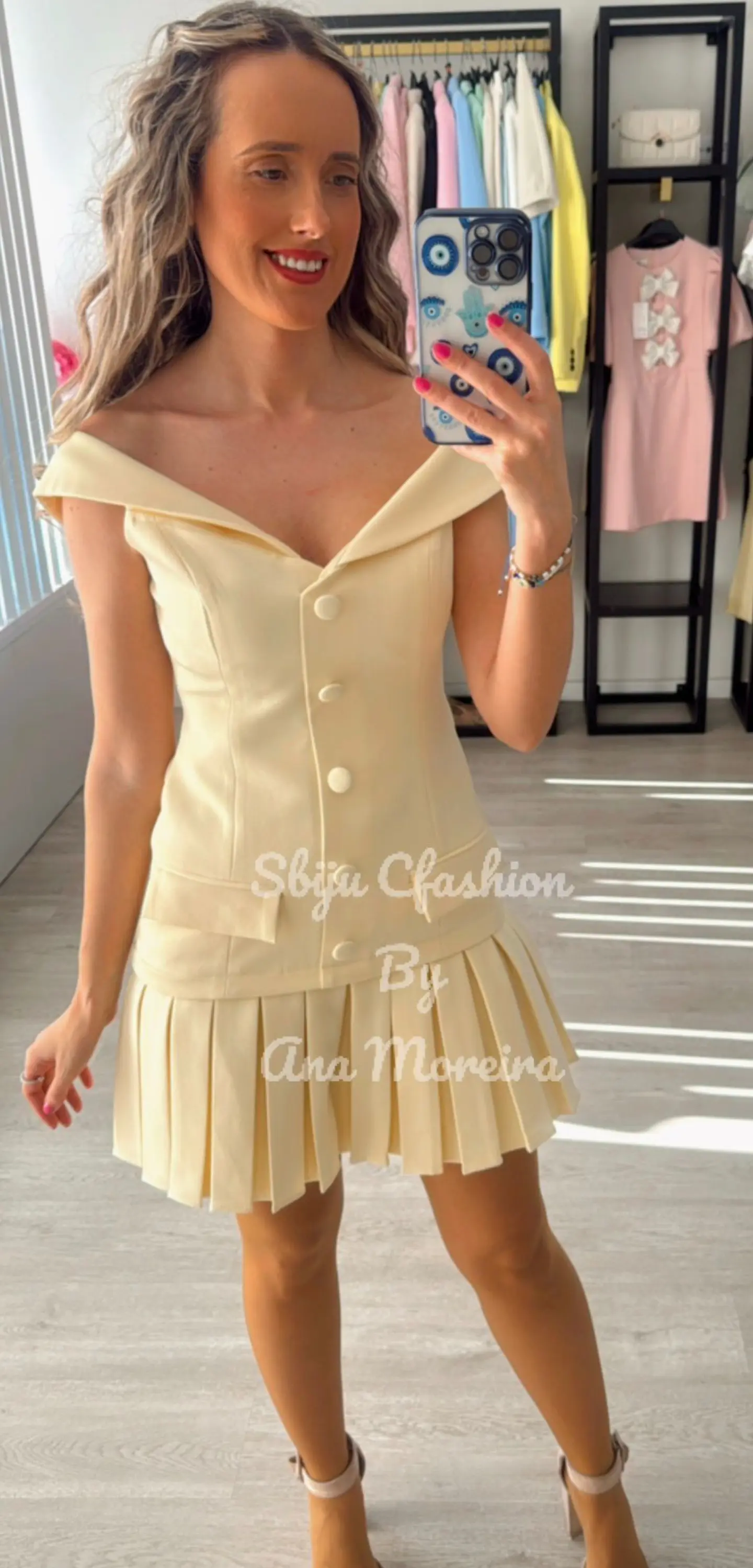 Vestido Mochy com pregas 6