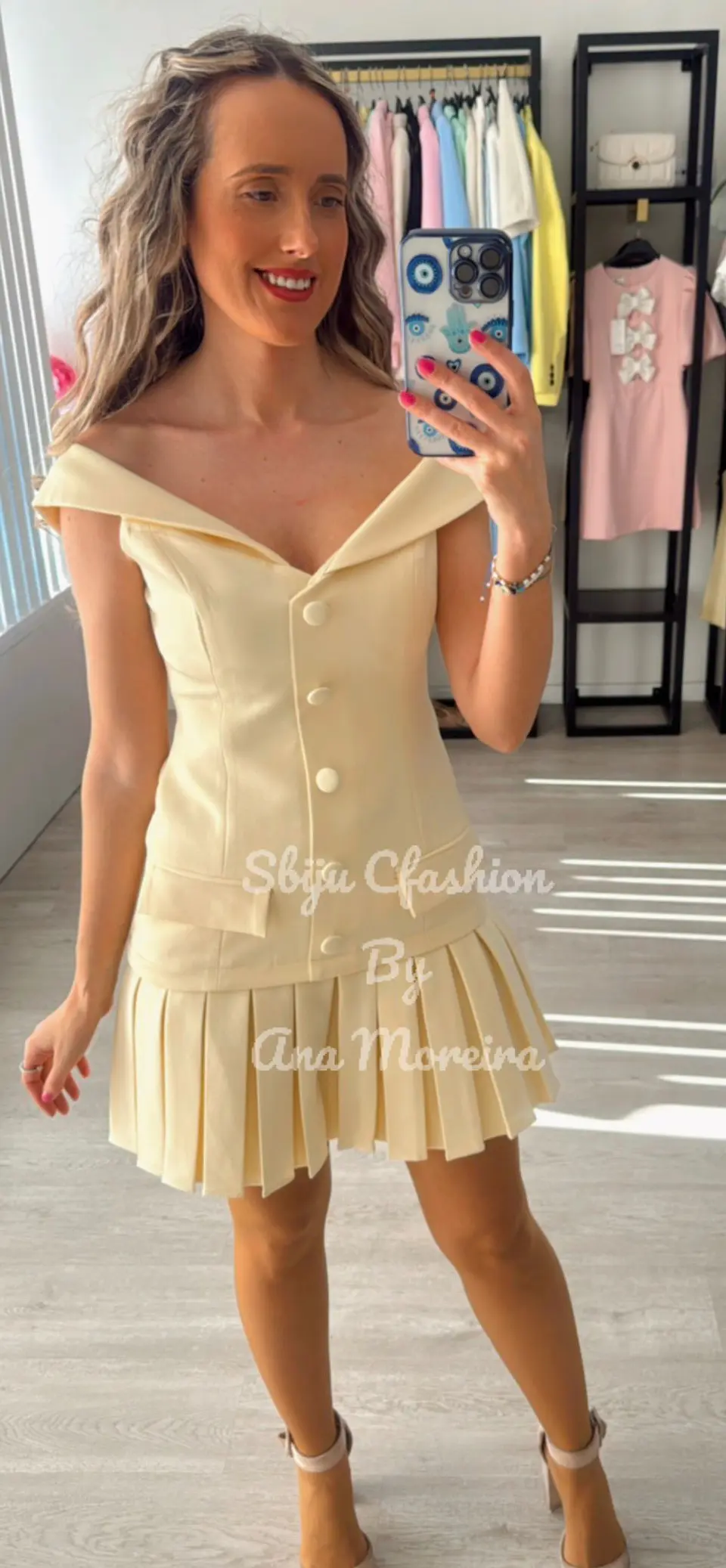 Vestido Mochy com pregas 6