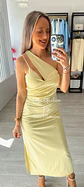 Vestido midi com racha lateral - thumbnail 8