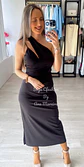 Vestido midi com racha lateral - thumbnail 11
