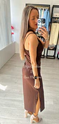 Vestido midi com racha lateral - thumbnail 18