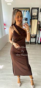 Vestido midi com racha lateral - thumbnail 19
