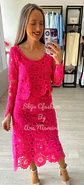Conjunto de saia e blusa em renda - Thumbnail 10